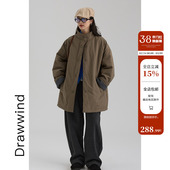 防风面包服 棉服外套女立领保暖棉衣中长款 画风2025冬季 新款