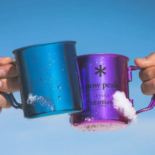 snowpeak雪峰钛杯户外露营杯
