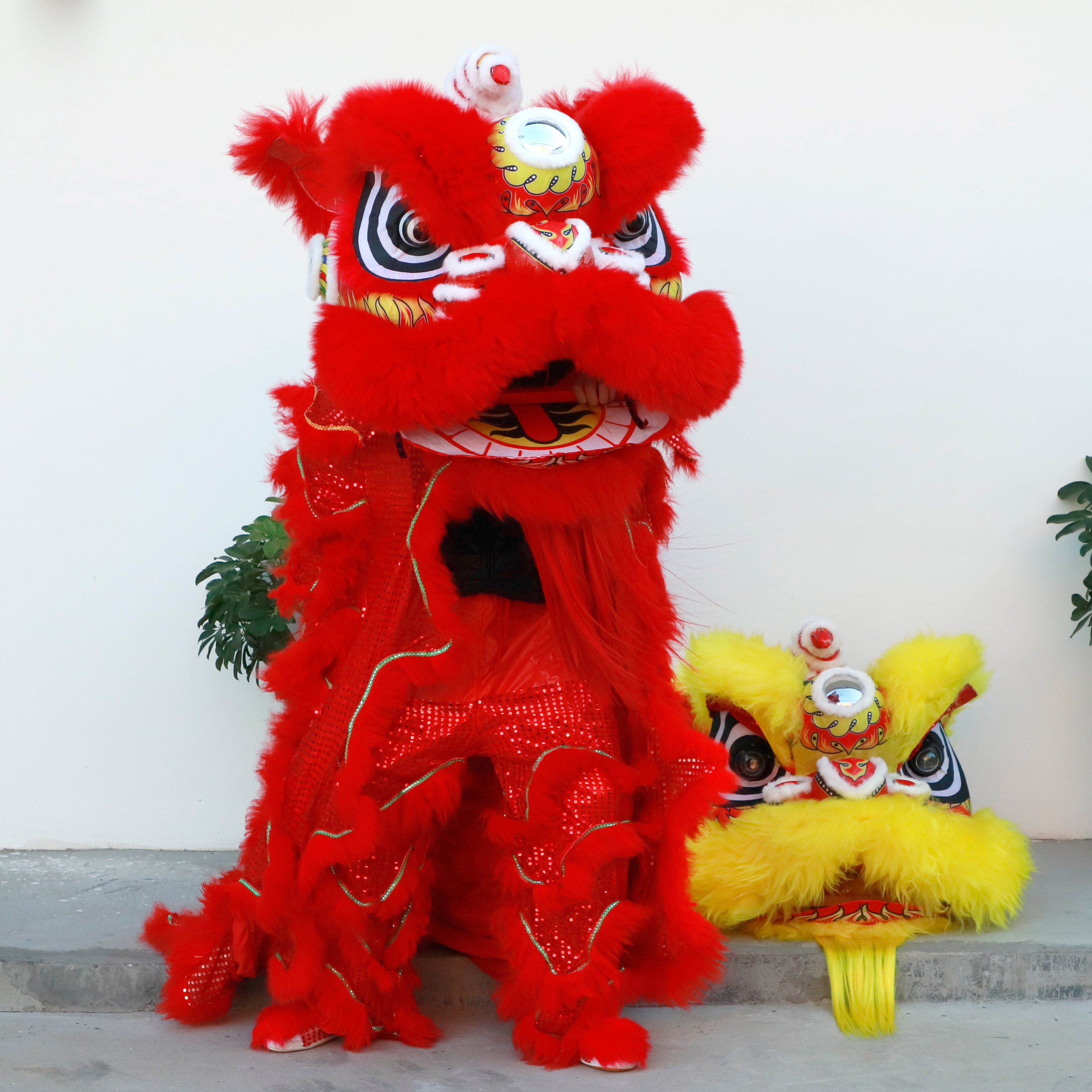狮子头套怎么做,狮子头套怎么画_大山谷图库