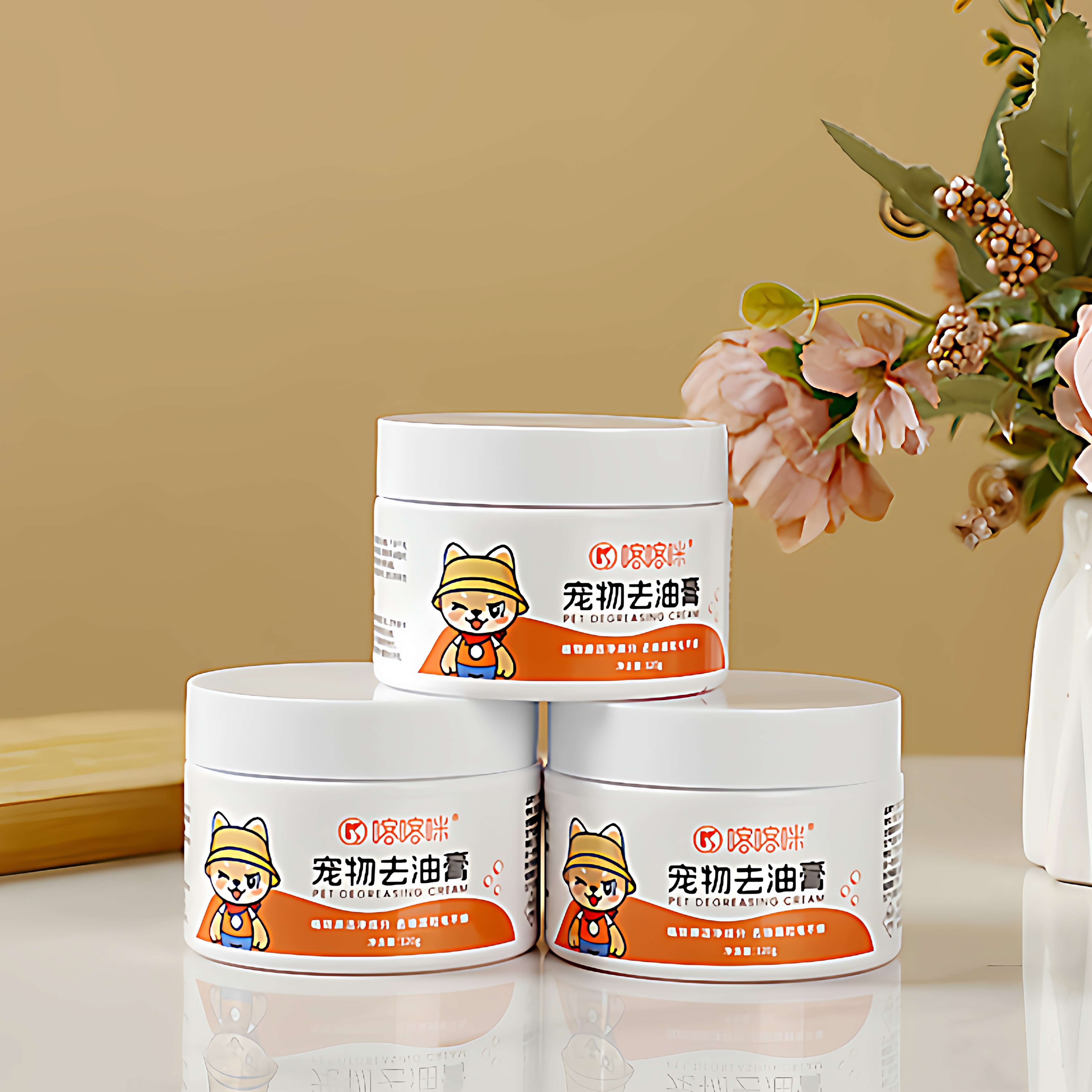 喀喀咪宠物去油膏猫狗通用温和清洁营养膏120g