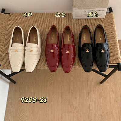 内增高乐福鞋女2026年春季新款一脚蹬小皮鞋英伦风单鞋小香风百搭