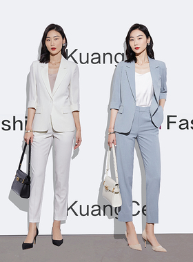 西装套装女2025新款秋季爆款高级感时尚气质职业装正装西服工作服