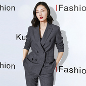 高端职业正装 匡册西装 工作服 时尚 气质西服套装 外套女2026新款 春季