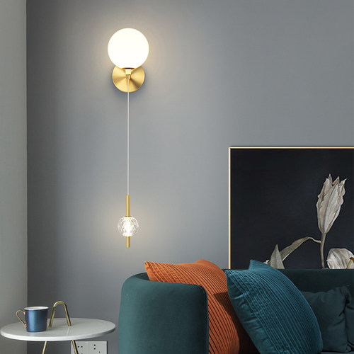 水晶壁灯天猫精灵小爱同学控制