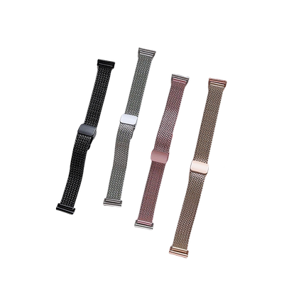 女款金属米兰钢带磁吸扣表带