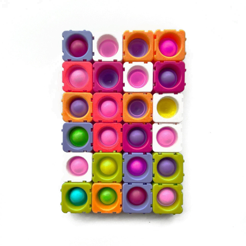 pop it simple dimple 减压拼接积木泡泡陀螺灭鼠先锋挤压玩具
