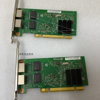 【议价】Win WY546T2 PCI双口千兆网卡 成色如图