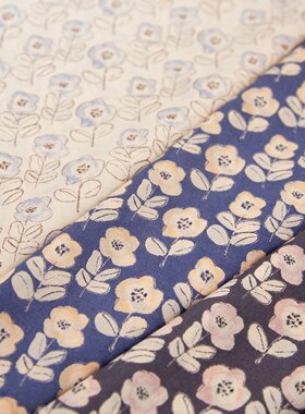 hokkoh进口60s纯棉碎花服装布料