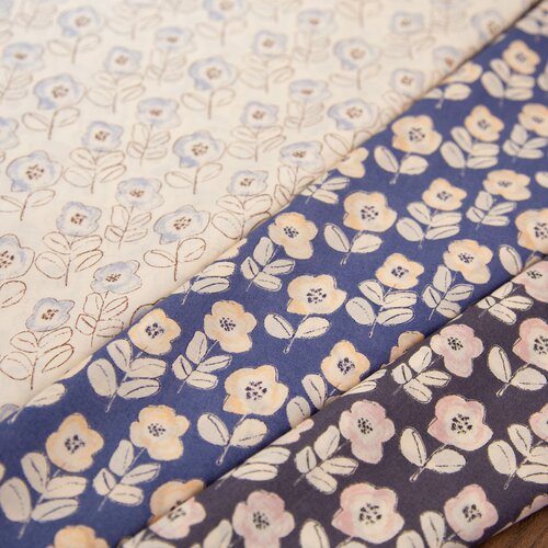hokkoh进口60s纯棉碎花服装布料