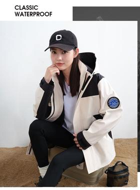 CNSA中国航天情侣工作服冲锋衣定制LOGO秋冬三合一可拆卸防水外套