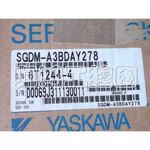 SGDM-A3BDA 安川伺服驱动器 SGDM-A3BDAY278议价