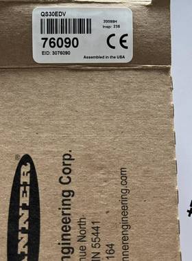 QS30EDV美国邦纳高性能光电传感器QS30EDVQ原装进口议价