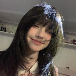 日式层次短发假发全头套女自然仿真发丝层次感中长发日常佩戴轻薄