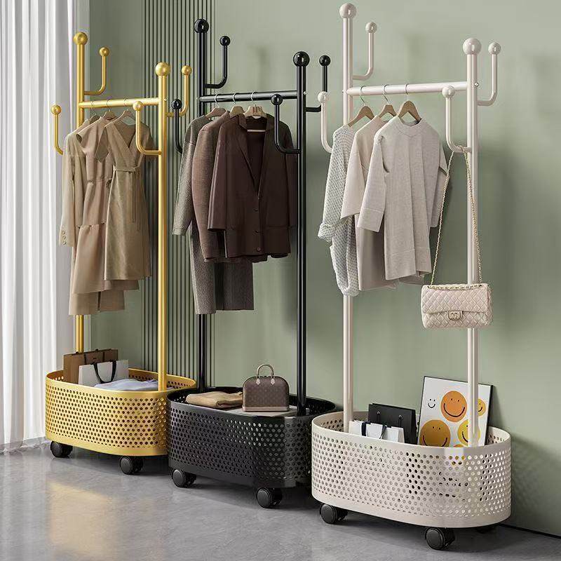 衣帽架落地卧室挂可移动