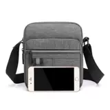 Сумка на одно плечо для отдыха, износостойкая сумка через плечо, коллекция 2023, ткань оксфорд, для среднего возраста