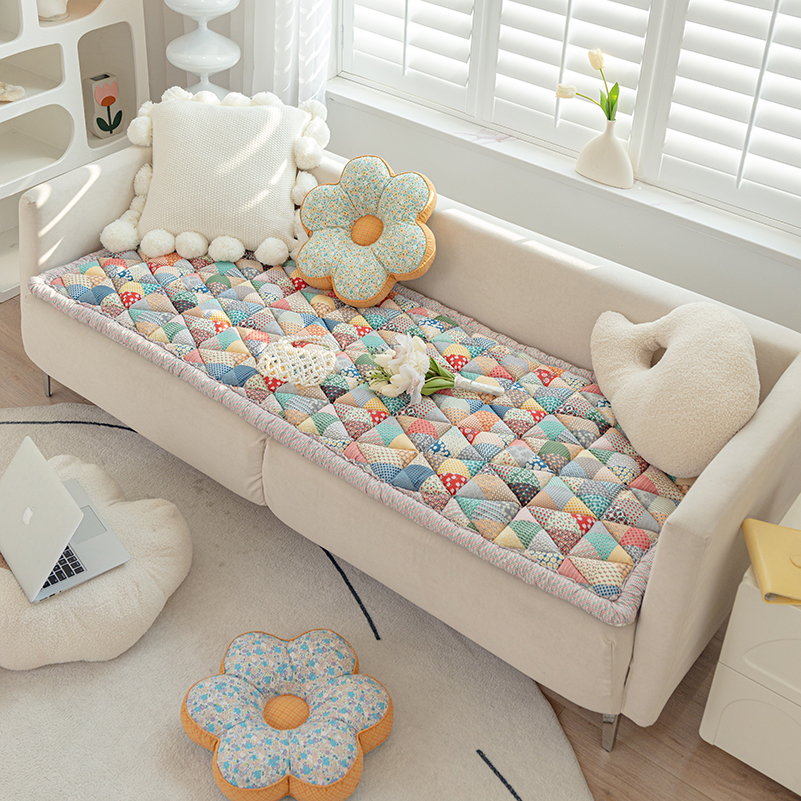 四季通用加厚沙发垫子防滑ins风