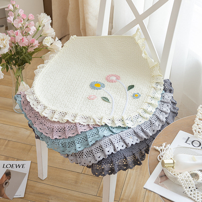 椅子垫薄款纯棉防滑韩式