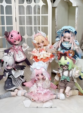 【天系工作室】光与影BJD8分盲盒光翼学院系列桌面摆件可动人偶礼