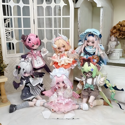 【天系工作室】光与影BJD8分盲盒光翼学院系列桌面摆件可动人偶礼