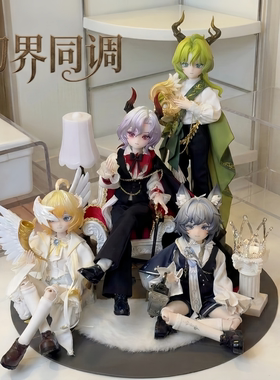 现货C4FNiyruLoi幻界同调 bjd8分可动盲盒桌面摆件礼物女体手办男