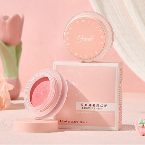 BAXI巴茜绵柔薄暮腮红