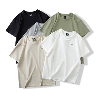 T恤 轻薄速干透气凉爽亲肤弹性户外运动休闲宽松圆领短袖 夏季 男士