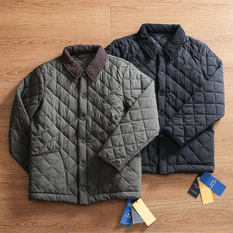 韩国单2024冬季男士绗棉加厚棉衣