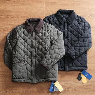 出口韩单 轻量化防风防水保暖 冬男士美式绗缝谷仓棉夹克棉衣外套