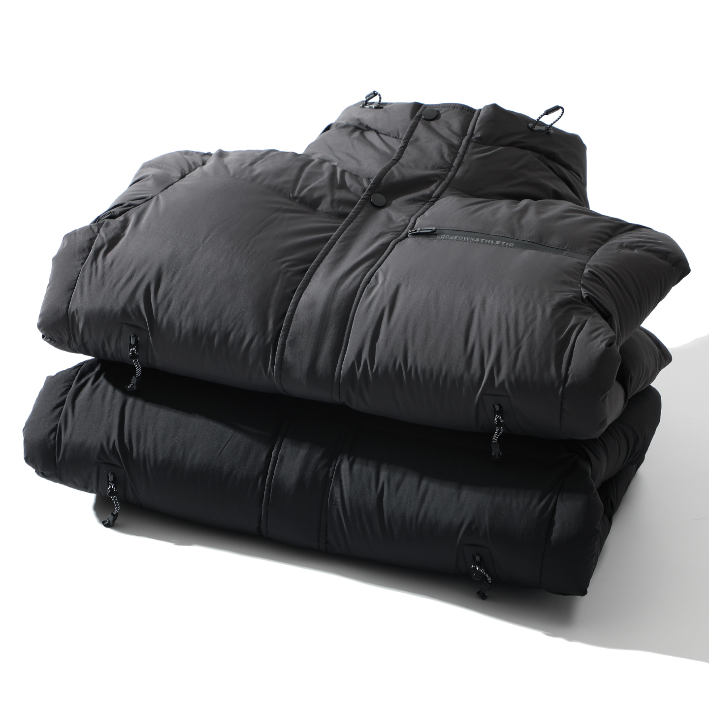 90白鸭绒 冬季男士高充绒高蓬松加厚保暖户外防风防水连帽羽绒服