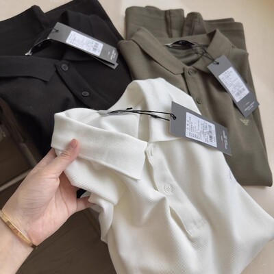 立体感面料 2025夏季男士水洗珠地棉亲肤透气翻领POLO衫短袖T恤男