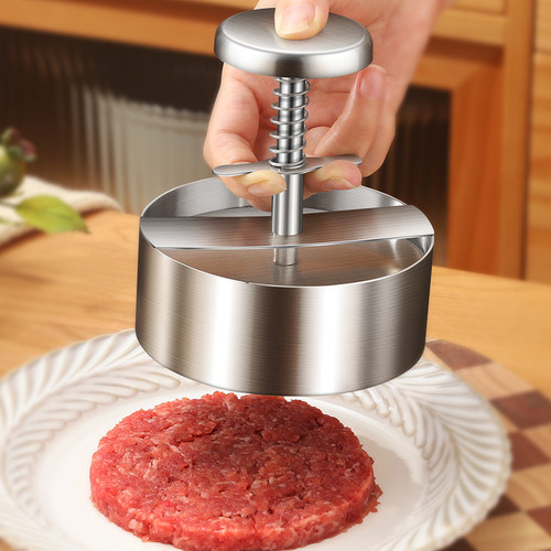 DIY模具316汉堡压肉器