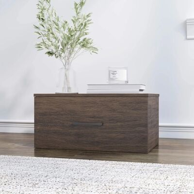 One Drawer Modular Storage System Walnut 11.5H x 23.75W x 15