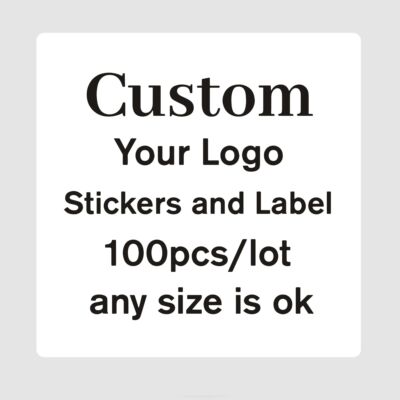 Custom Square Stickers Customized LOGO/Wedding stickers Favo