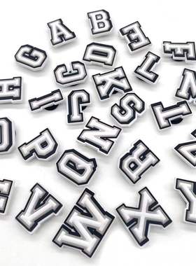 Shoe Charms Decorations for Crocs 1pcs Alphabet Letter Pins