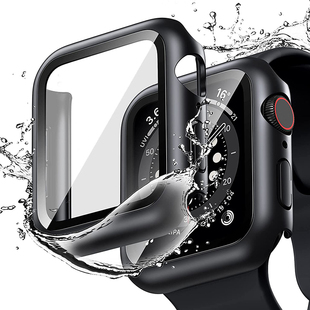 Glass+Cover For Apple Watch case 7 6 SE 5 4 3 iWatch Accesso