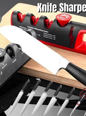 New Upgrade Angle Adjustable Knife Sharpener 4 In 1 Kitchen