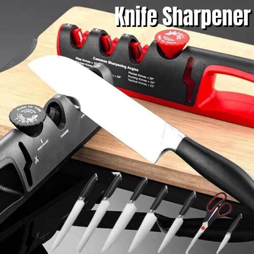 New Upgrade Angle Adjustable Knife Sharpener 4 In 1 Kitchen
