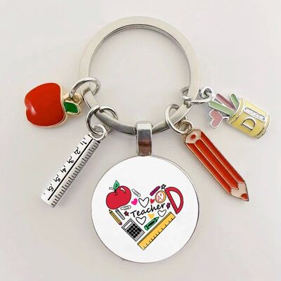 New Thank You Teacher Keychain Fashion Art Thanksgiving Teac