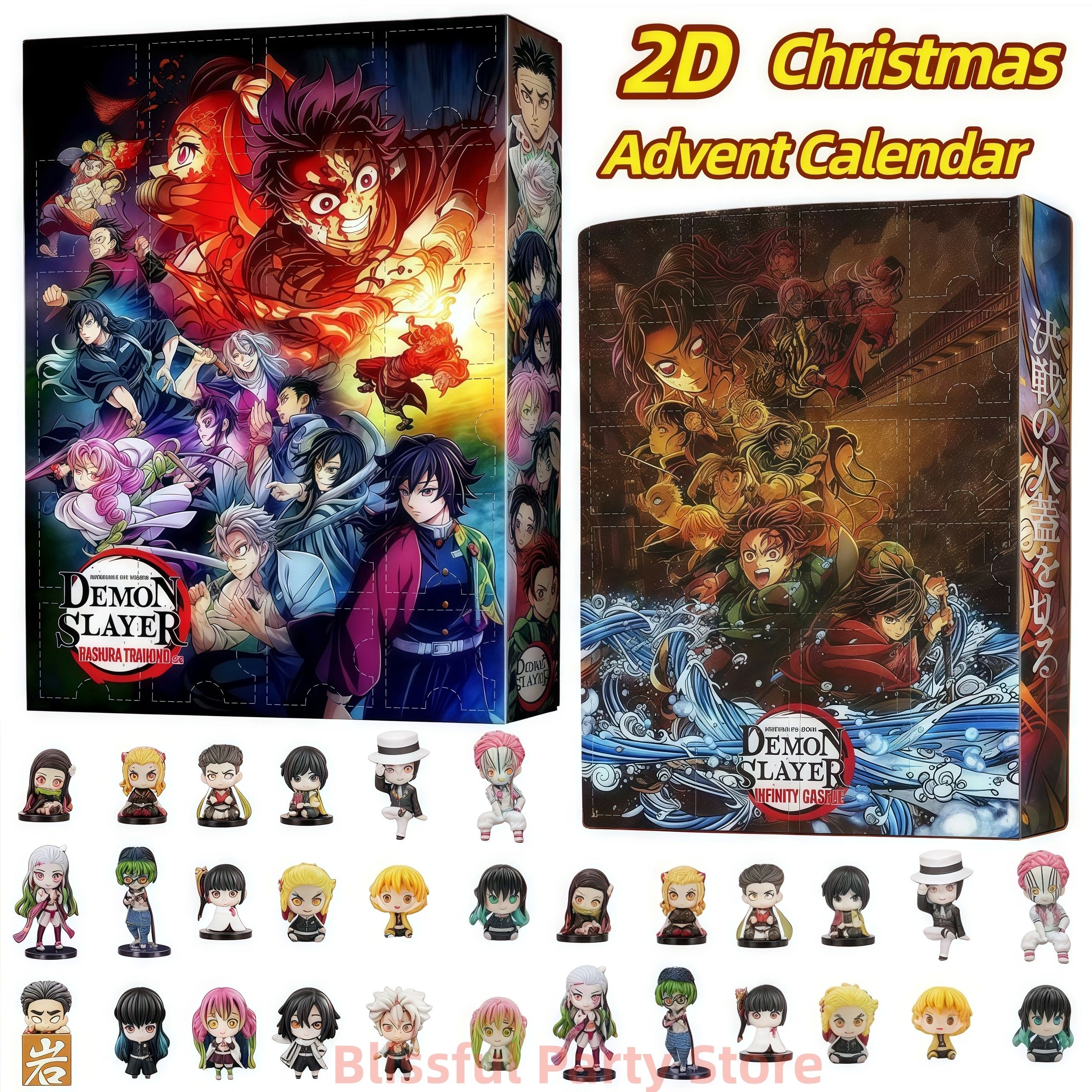 2025 Demon Slayer Advent Calendar 24Days Surprise Box Anime