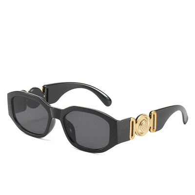 Vintage Square Luxury Small Frame Sunglasses Men Women Recta