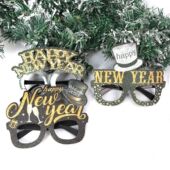 Hap Year 2026 Glitter Letters New Sequin Numbers Glasses and