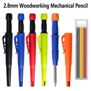 Colors Pencil Woodworking Mechanical Solid with Pen 2.8mm