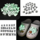Luminous Shoe Letter 1pcs For Decorations DIY Charms Croc