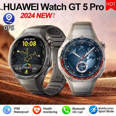 2024 New Watch GT5 Pro Sports Smart Watch Men NFC GPS Trackr