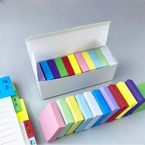 11pcs/Set Fluorescent Color Sticky Notes Posted It Note Pads