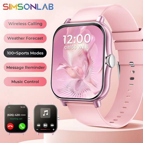 2026 New Smartwatch Bluetooth Call Fitness Tracker Heart Rat