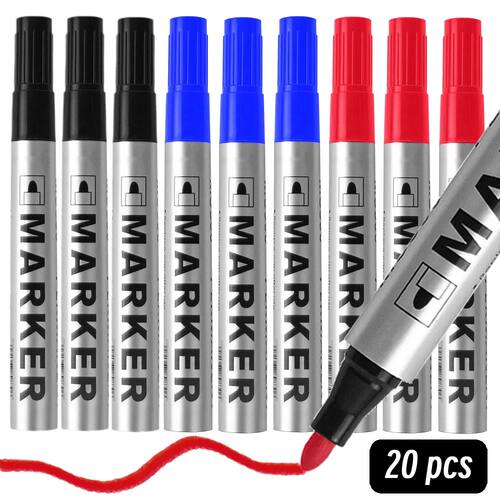 Permanent Paint Marker Pen Waterproof Black Pen for Tyre Oil