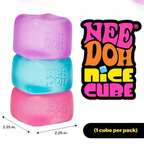 Schylling Needoh Nice Cube -Stress Relief Squishy Toy Sensor