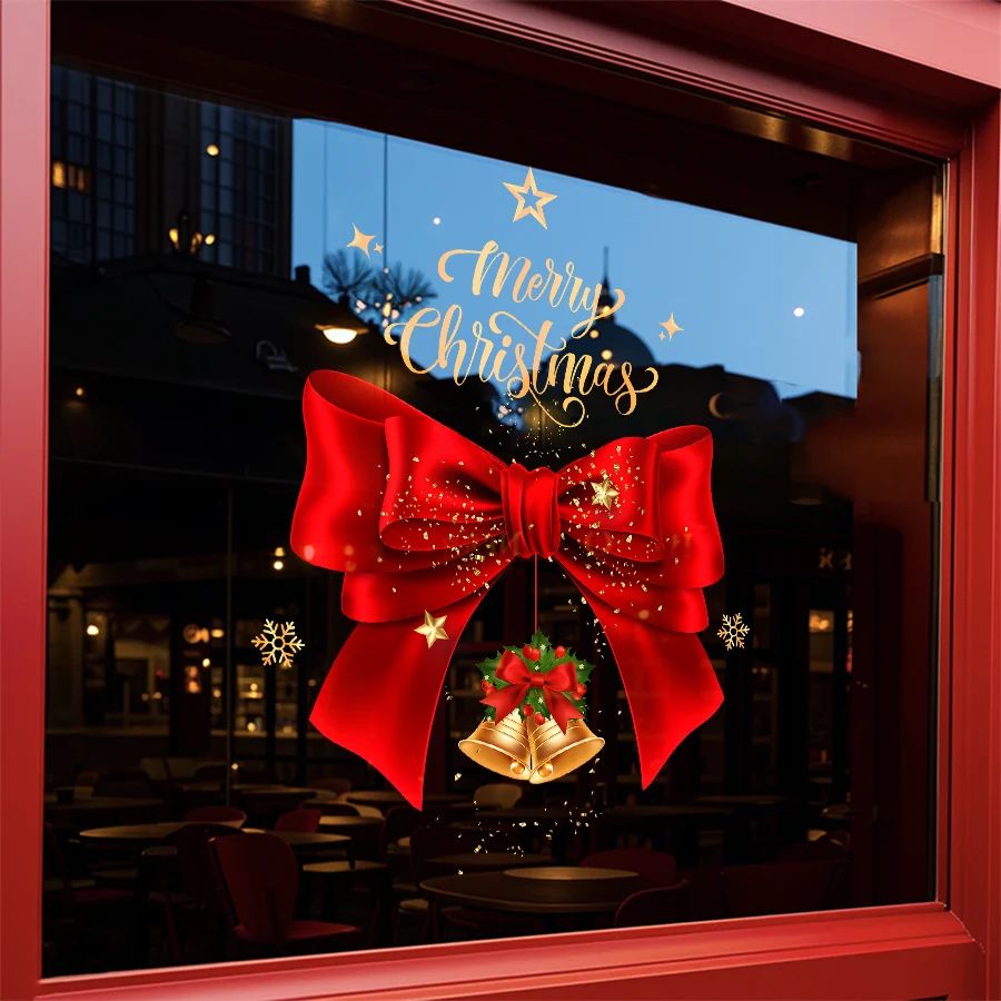 1 Piece 45Cm*60Cm Christmas Window Sticker a Glass Sticker w