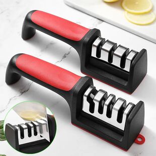 3/4 Segment Knife Sharpener Kitchen Multifunctional Handheld